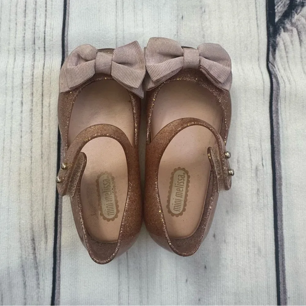 Mini Melissa Shoes Girls Size 6 Ultragirl Garden Mary Jane Ballet Flats Jelly‎